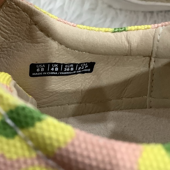 Spenco women’s pink lemon athletic comfy elastic slip on shoes size 6 - Picture 6 of 7